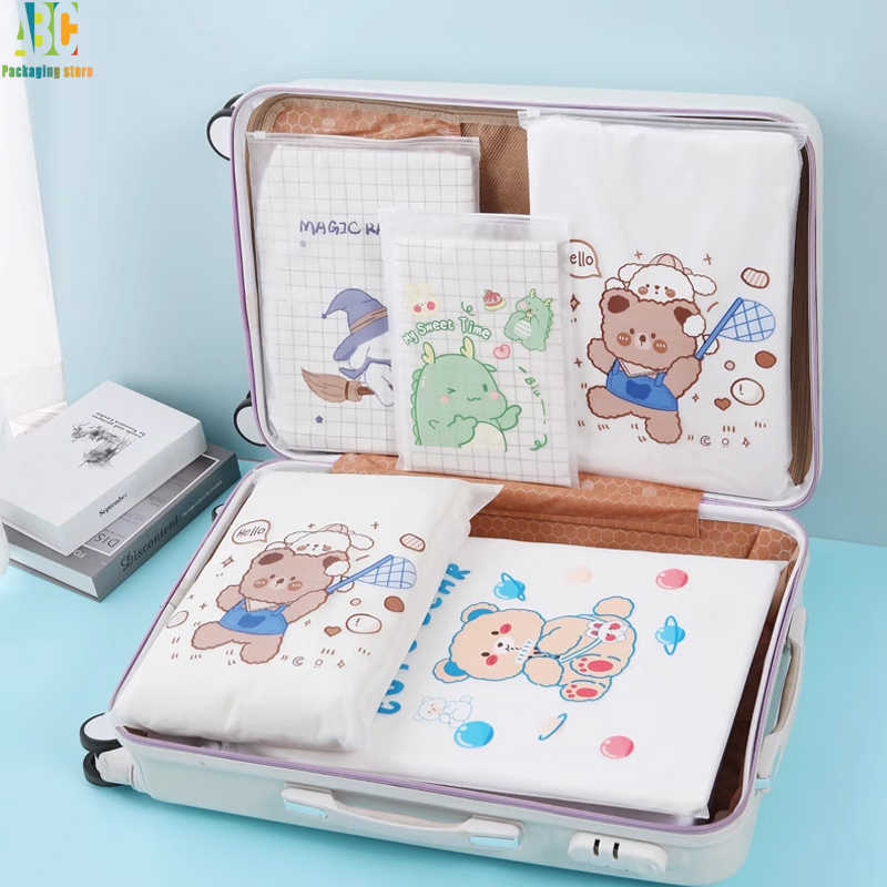 Custom Logo Print Frosted Zipp - Food Storage Bags Reusable ulasan dan harga