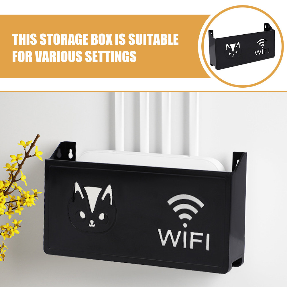 Router Hider Box Wall Mounted  - Food Storage Box Plastic ulasan dan harga