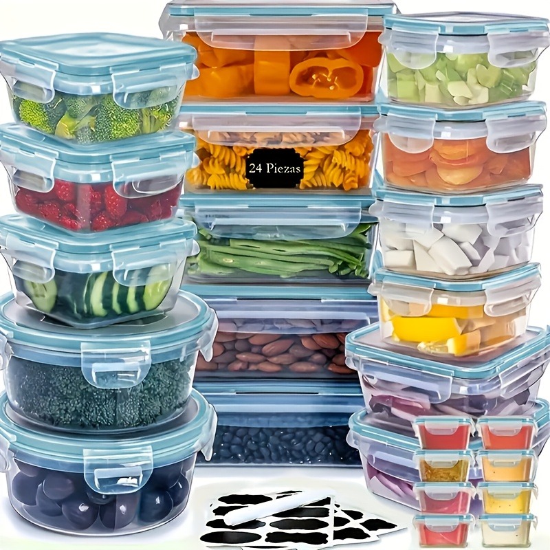 48PCS BPA-Free Food Storage Se - Food Storage Meal Prep ulasan dan harga