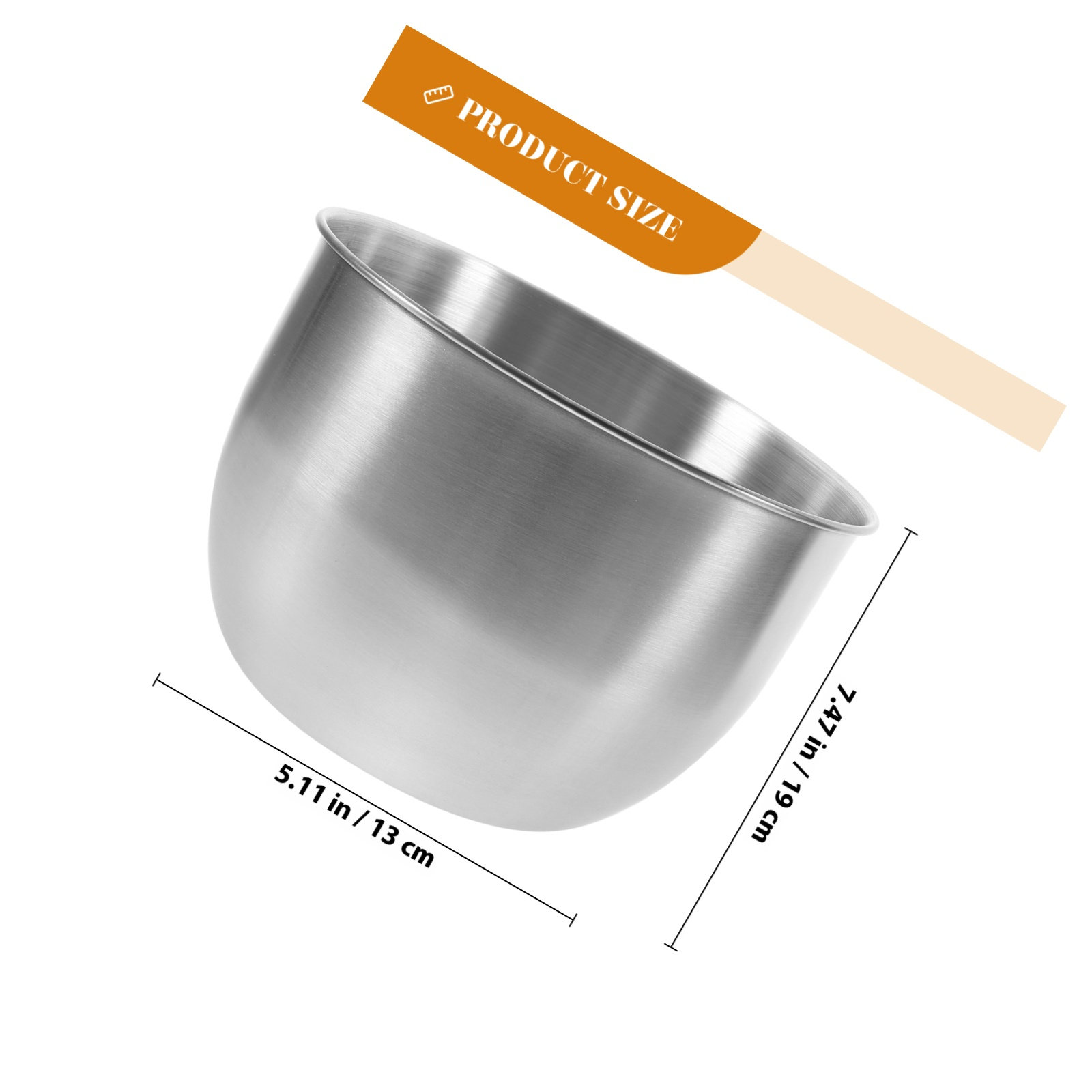 Deep Stainless Steel Mixing Bo - Food Storage Meal Prep ulasan dan harga