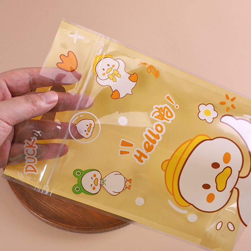 TETP 50Pcs Yellow Cartoon Food - Food Storage Yellow ulasan dan harga