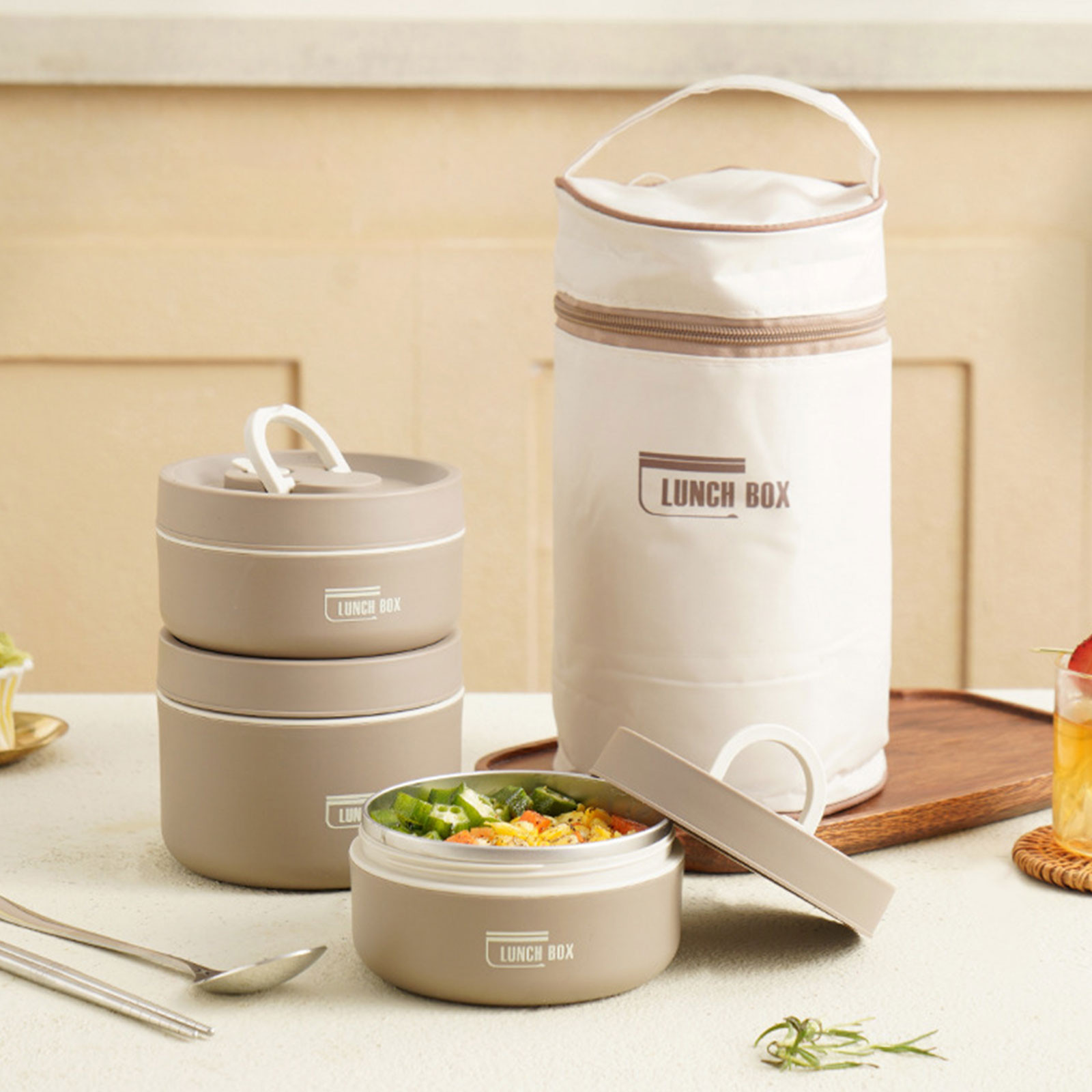 Thermal Lunch Box Stainless St - Food Storage Box Stainless Steel ulasan dan harga