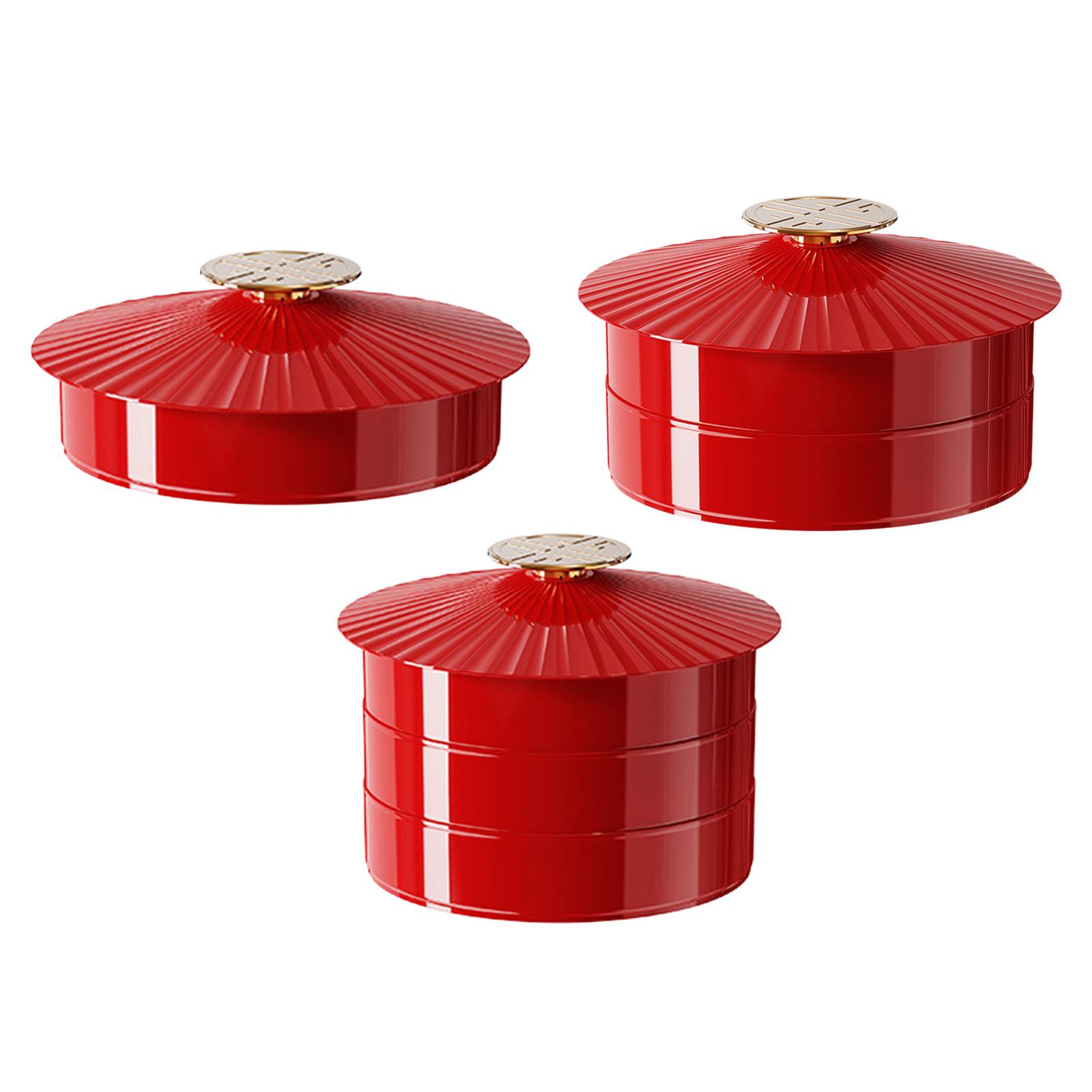 Decorative Round Split Tray wi - Food Storage With Dividers ulasan dan harga