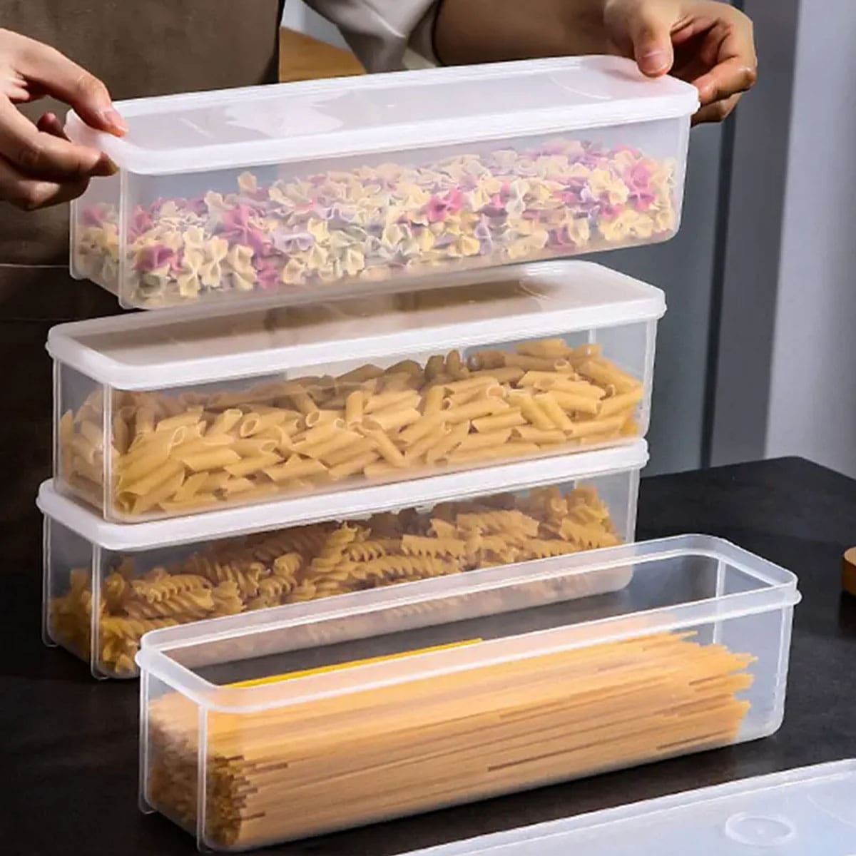1 Plastic Transparent Storage  - Food Storage Box Plastic ulasan dan harga
